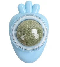 1 Pc Natural Catnip Cat Wall Stick-on Ball Toy Treats Healthy Natural Removes Hair Balls To Promote Digestion Cat Grass Snack