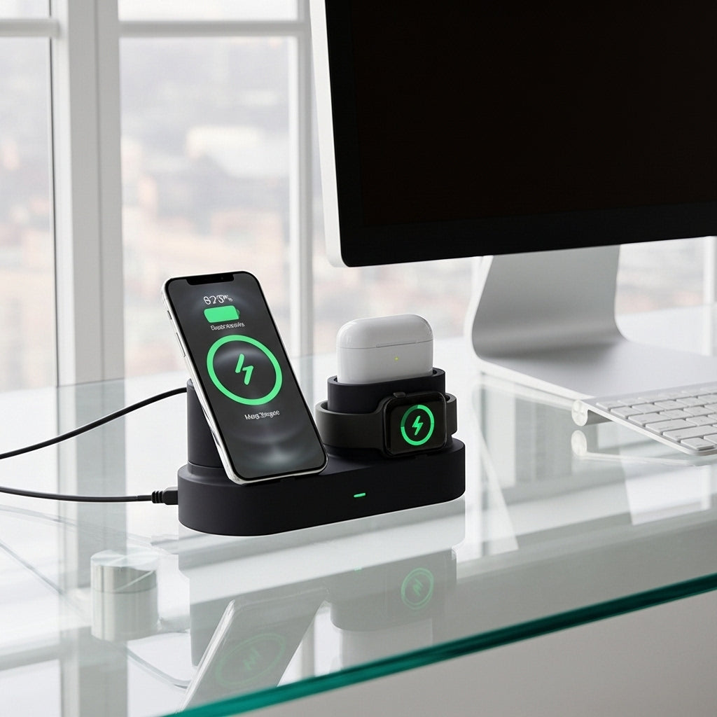 elago MS Trio 2 All-in-One Charging Hub [Black]