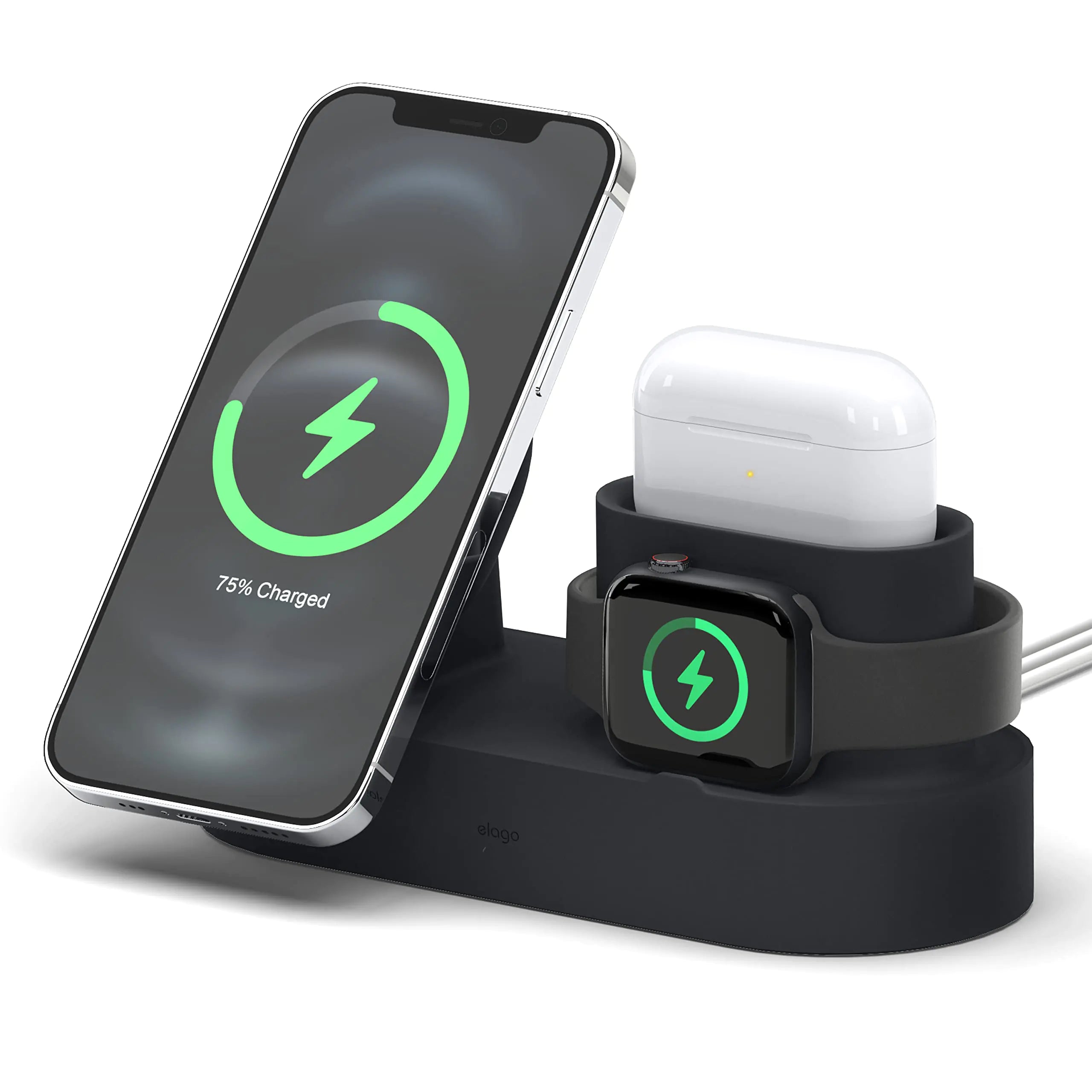 elago MS Trio 2 All-in-One Charging Hub [Black]